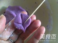Sweet Glutinous Purple Sweet Potato Cake recipe
