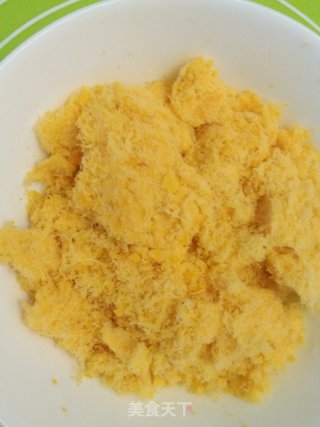 Salted Egg Yolk Pork Floss Biscuits recipe