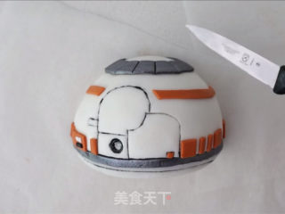 #aca烤明星大赛#star Wars Bb8 Cake recipe