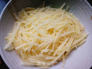 Potato Shreds Mixed with Fungus recipe