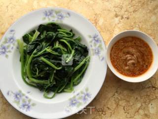 Spinach with Tahini Sauce recipe