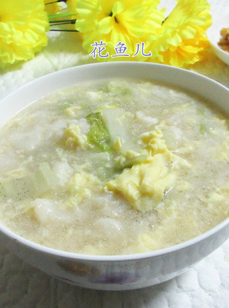 Egg Long Liyu Chinese Cabbage Soup