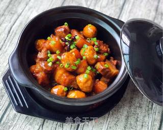 Braised Pork with Tiger Skin Egg recipe