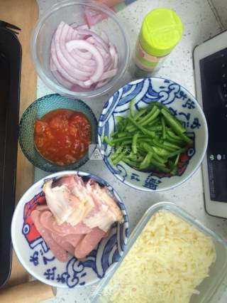 Ham and Bacon Pizza recipe