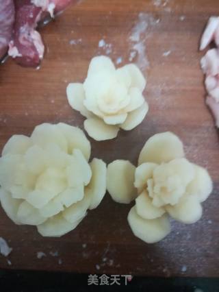 Fried Potato Flower recipe
