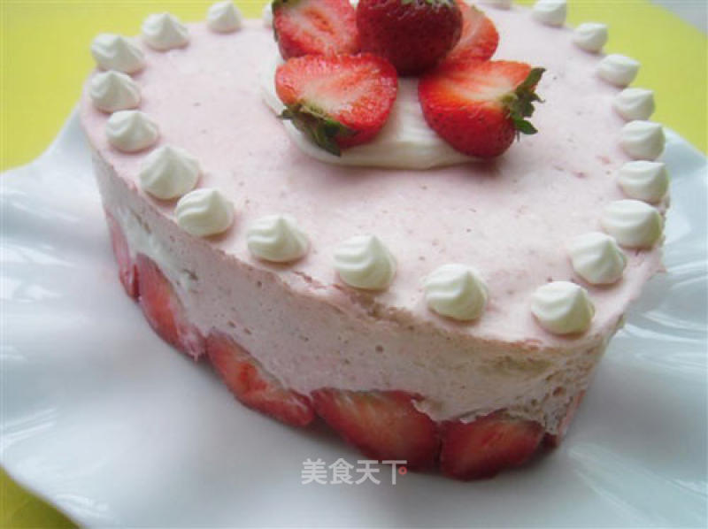 Strawberry Mousse Cake recipe