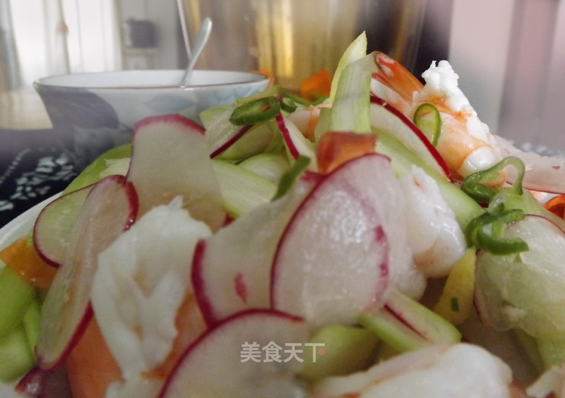 Spring Vegetable Lemon Shrimp recipe