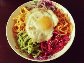 Colorful Vegetable Noodles recipe