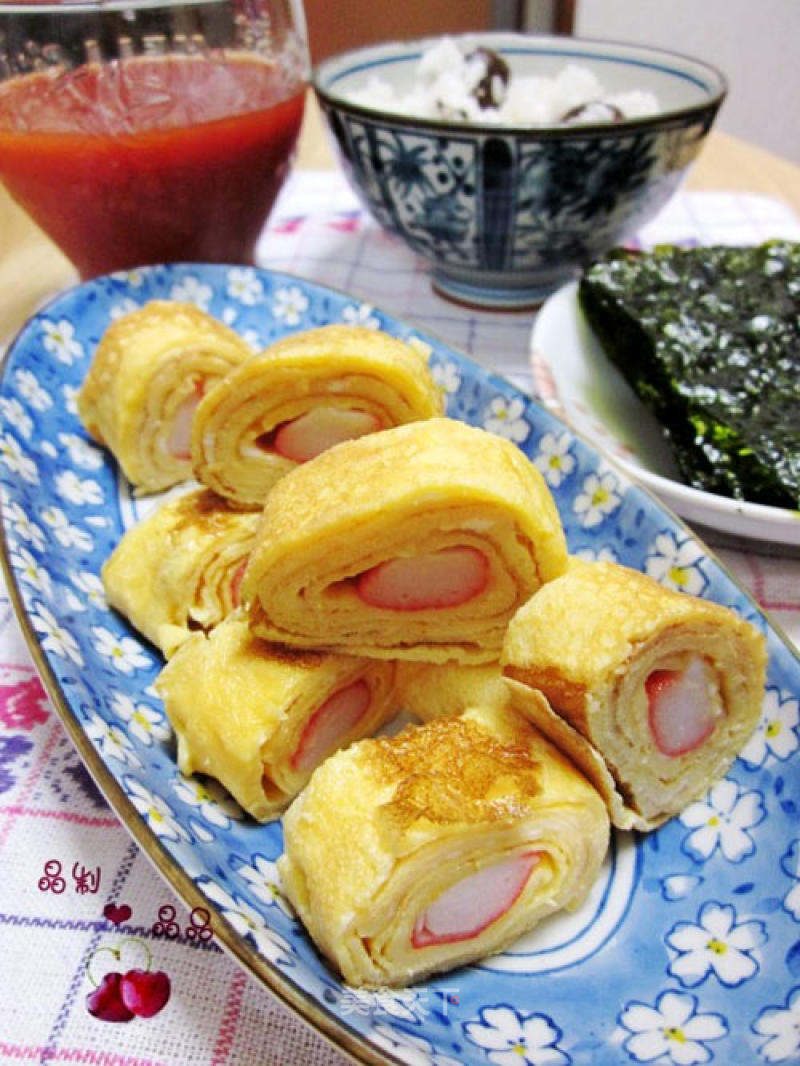 Both Adults and Children Love-crab Stick Tamagoyaki recipe