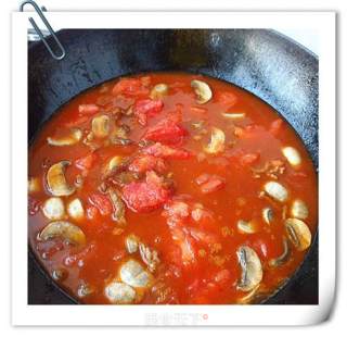 Tomato Mushroom Noodle recipe