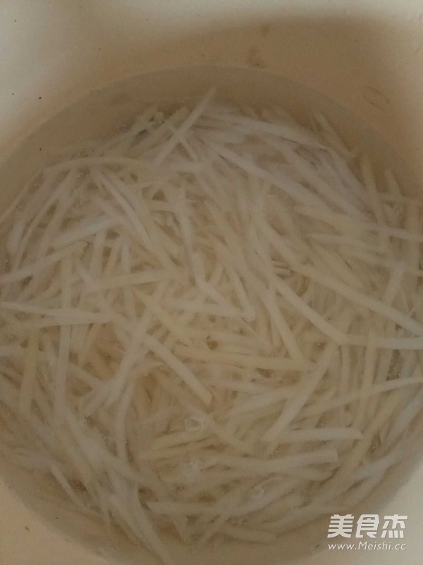 Vinegar Shredded Potatoes recipe