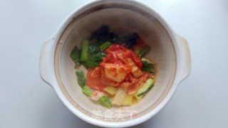 Korean Kimchi Seafood Soup recipe