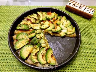 Avocado and Potato Shredded Pizza recipe