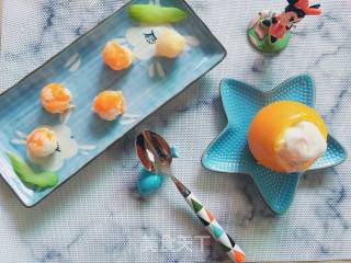 Orange Steamed Egg recipe