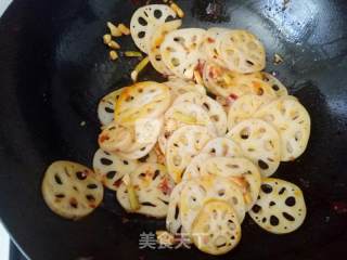 Dry Pot Lotus Root Slices recipe