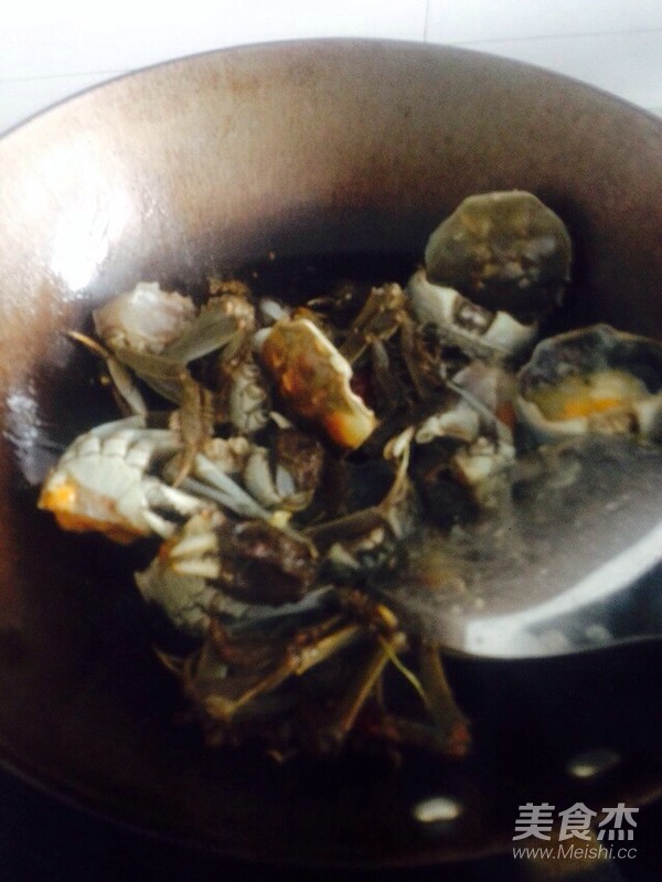 Fried Tofu with Crab recipe