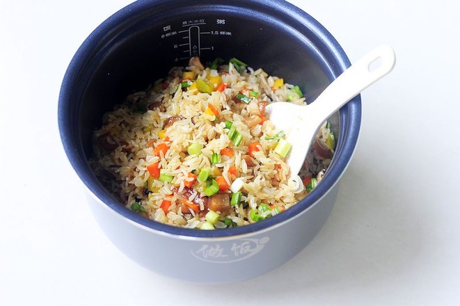 Braised Rice with Pork Skin recipe