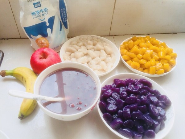 Fruit Taro Balls recipe