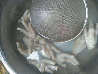 Lemon Soaked Chicken Feet recipe