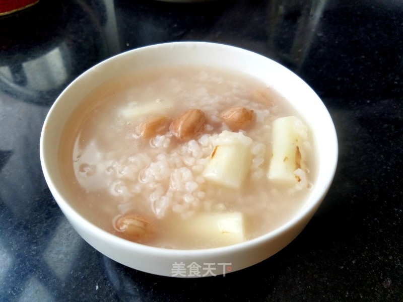 "runzao Soup" Rice Congee with Peanuts and Yam recipe