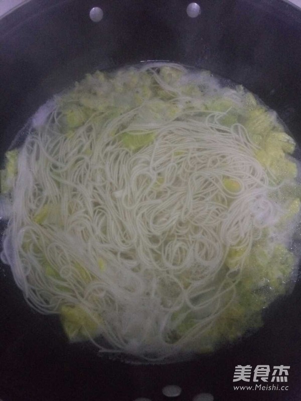 Cabbage and Egg Noodles recipe