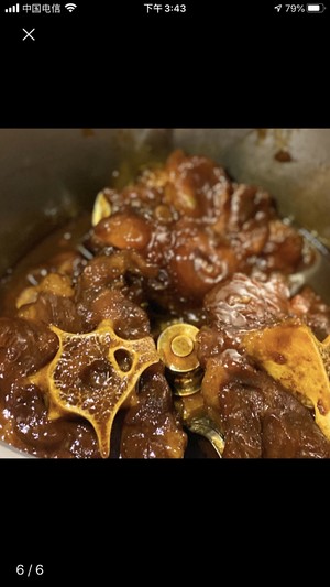 Braised Oxtail (small American Version) recipe