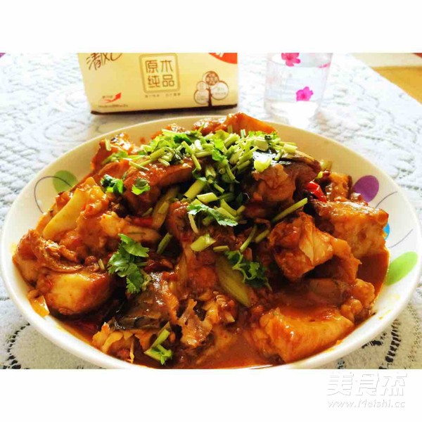 Spicy Braised Fish Pieces recipe