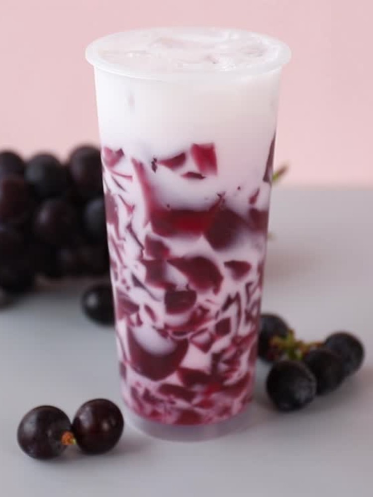 Grape Jelly/coconut Grape Jelly/grape Coconut Milk Jelly/grape Fruit