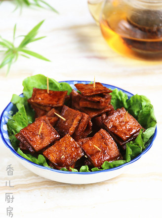 Spiced Skewers Dried Tofu recipe