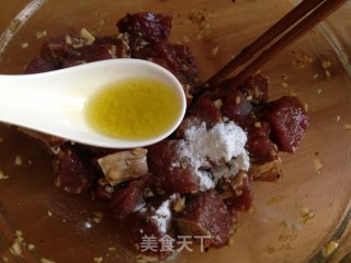 【pleurotus Eryngii Garlic Veal】 recipe