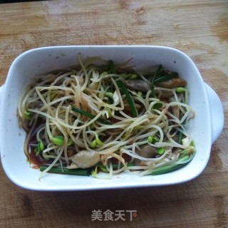 Mushroom with Bean Sprouts recipe