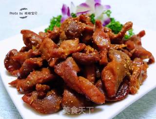 Finger Sucking Barbecue Chicken Gizzards recipe
