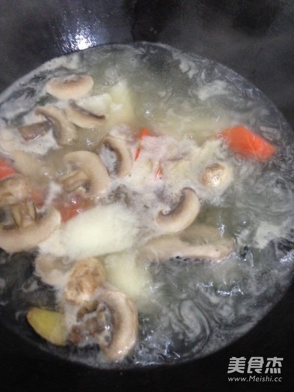Yam Black Fish Soup recipe
