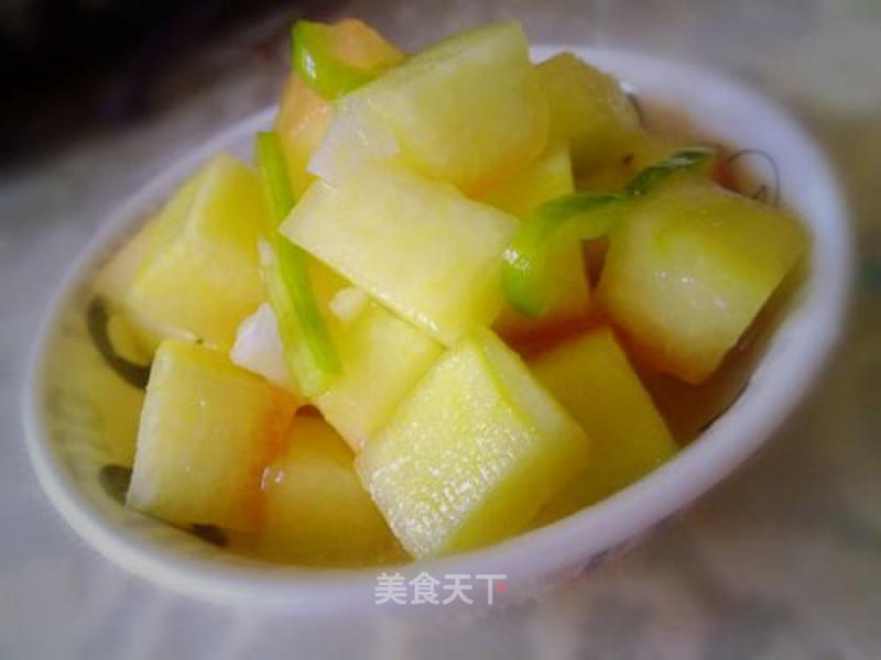 Sweet and Sour Watermelon Peel recipe