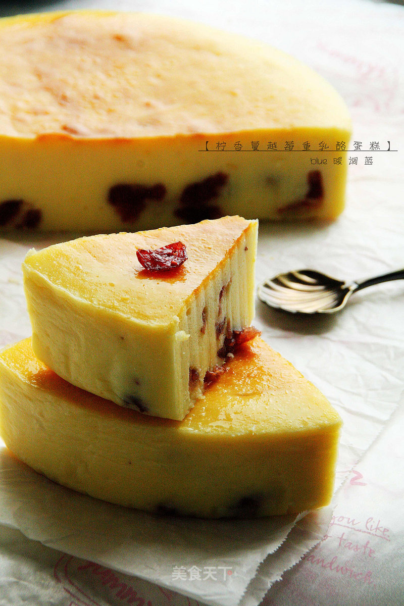 【lemon Cranberry Heavy Cheesecake】 recipe