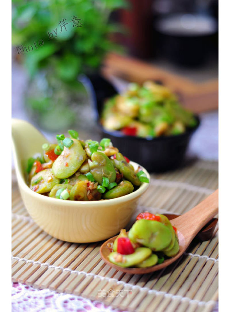 Sweet and Sour Broad Beans recipe