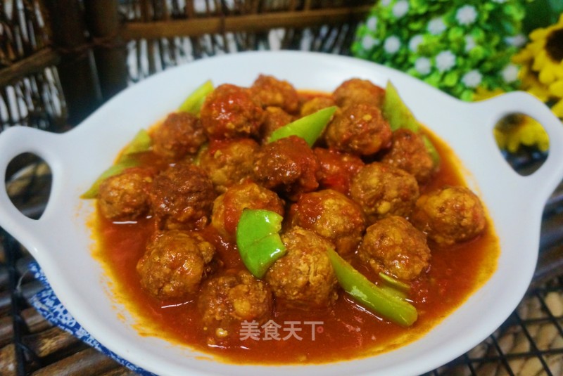 Red Stewed Meatballs recipe