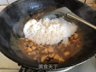 Curry Mushroom Chicken Fried Rice recipe