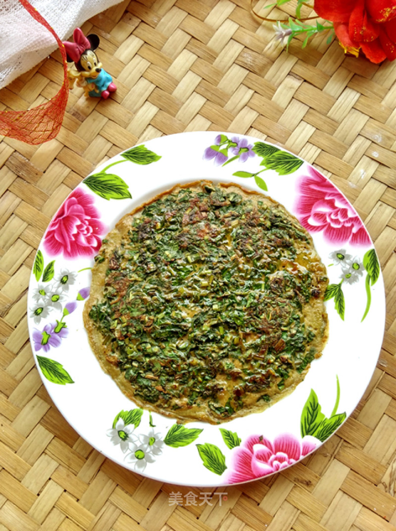 Dandelion Omelette with Flax Seed Oil recipe