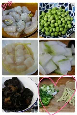 Braised Winter Melon with Shrimp and Fresh Shells recipe