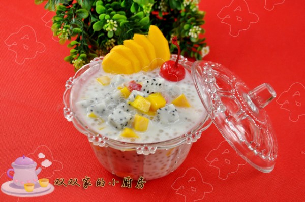 Coconut Milk Sago Fruit Fish recipe