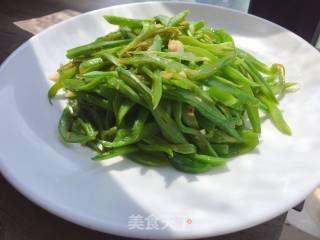 Stir-fried Sword Beans (reduced Fat Meal) recipe