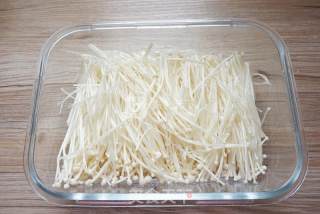 Microwave Enoki Mushroom recipe