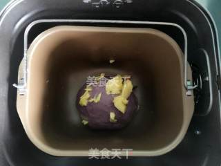 Purple Sweet Potato Coconut Meal Bun recipe