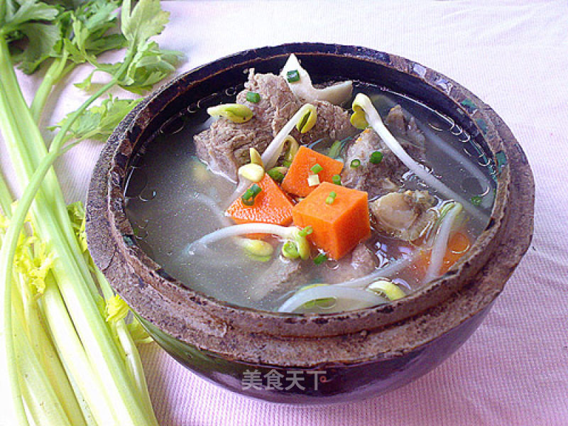 Soybean Sprouts Big Bone Soup recipe