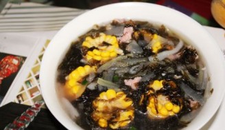 Corn Seaweed Squash Soup