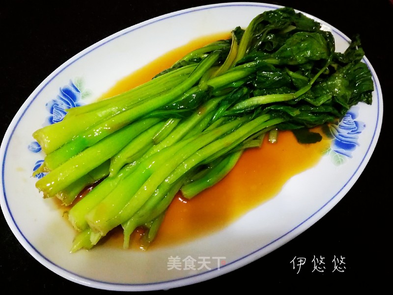 Cantonese Choy Sum with Oyster Sauce recipe