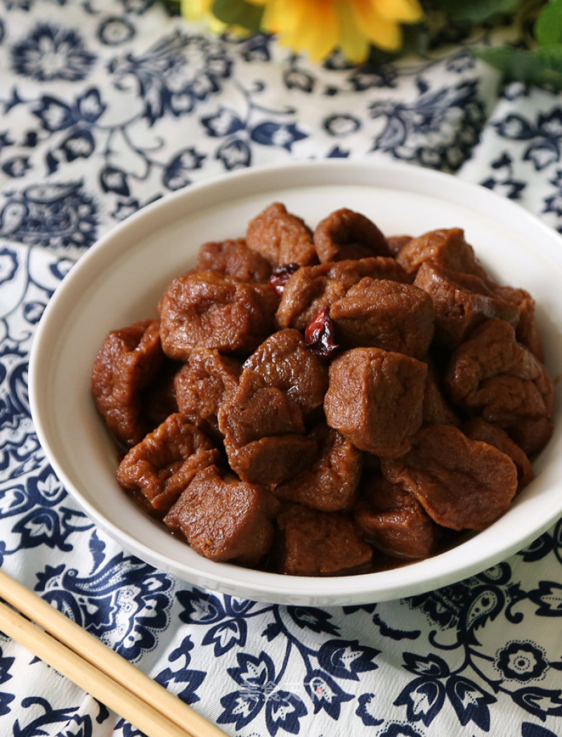 #妈妈的味# Dried Tofu in Honey Sauce recipe