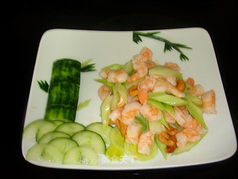 Stir-fried Celery and Shrimp