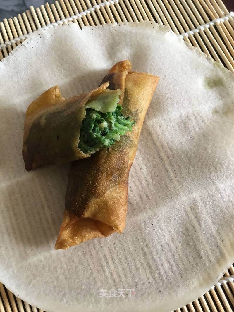 Spring Wild Vegetables: Shepherd's Purse Spring Rolls recipe